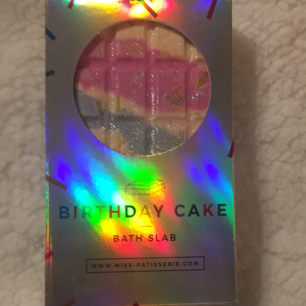 Miss Patisserie Birthday Cake Bath Slab
